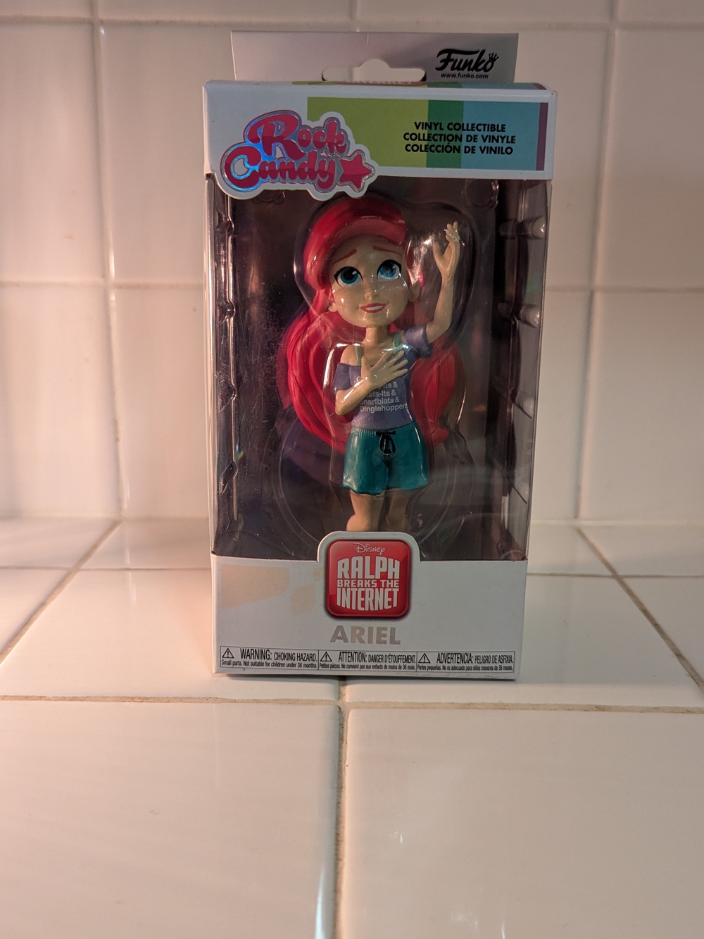 Funko Rock Candy Ariel Vinyl Figure - Red Hair, Teal Outfit